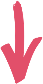 A solid pink downward-pointing arrow icon on a plain white background.